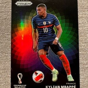 2022 Prizm Kylian Mbappe Color Wheel #7 World Cup France